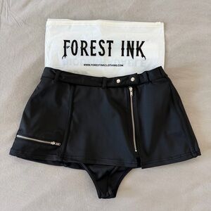 Forest Ink Reaper Swim Skirt Bottom Size Small S Goth